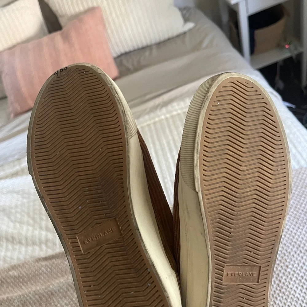 Everlane the Forever Sneaker - toasted coconut woman’s size 8